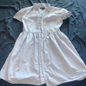 Ralph Lauren button up dress for girls